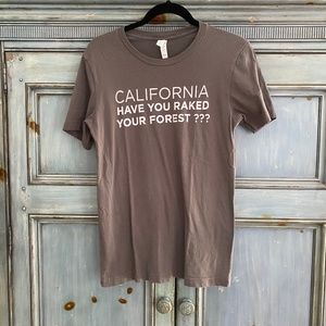 DC CHAOS California Forest gray S/S t shirt size S